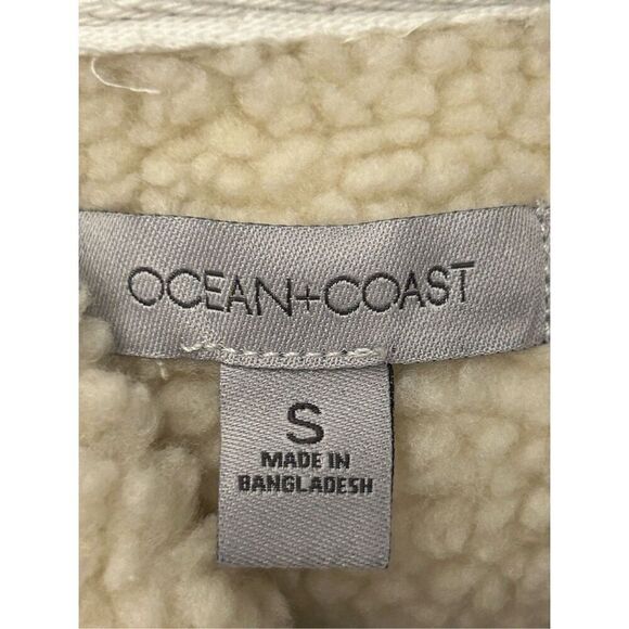 Ocean+Coast Sherpa-Lined Flannel Shacket camouflage size S - Picture 10 of 10